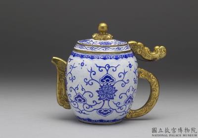 图片[2]-Copper pitcher with painted enamel decor, Qing dynasty, Qianlong reign (1736-1795)-China Archive